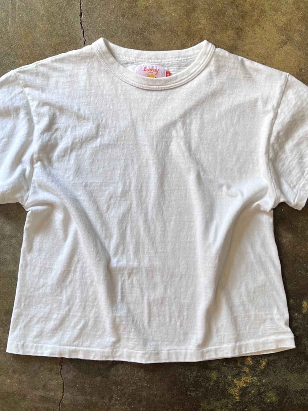Sunray Hi'aka S/S T-Shirt Off White Size 2